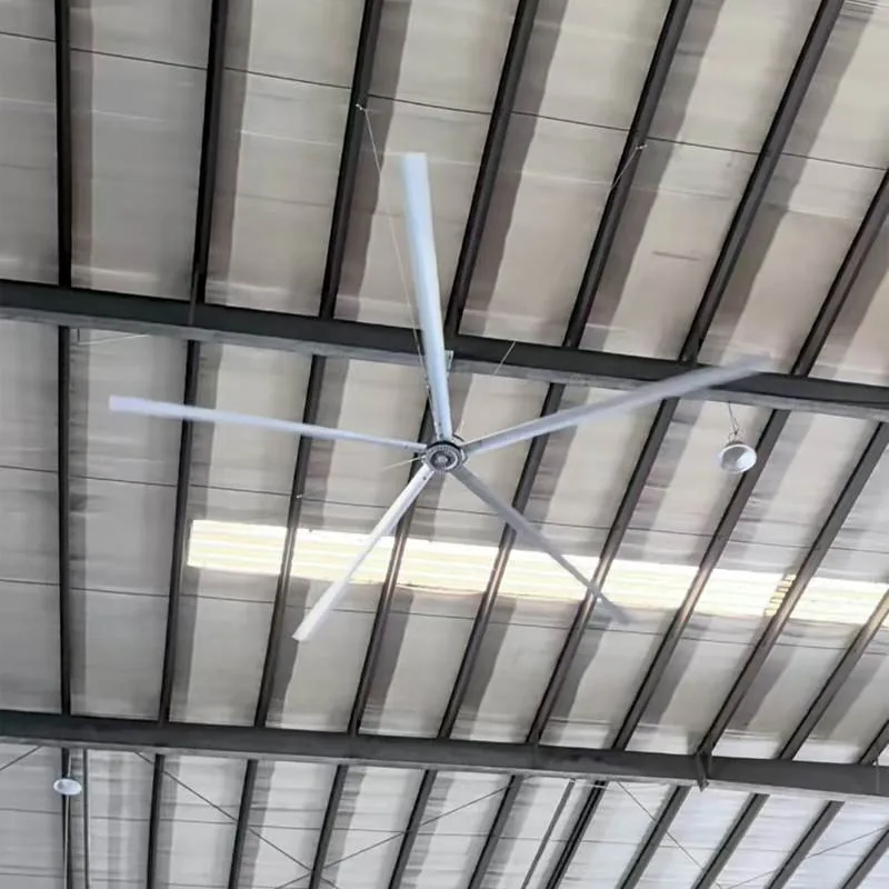 润喆工业大风扇在餐饮商业空间通风降温实景